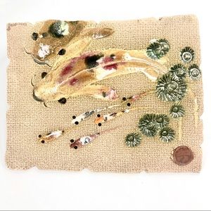 Coy Fish Art Wall Decor